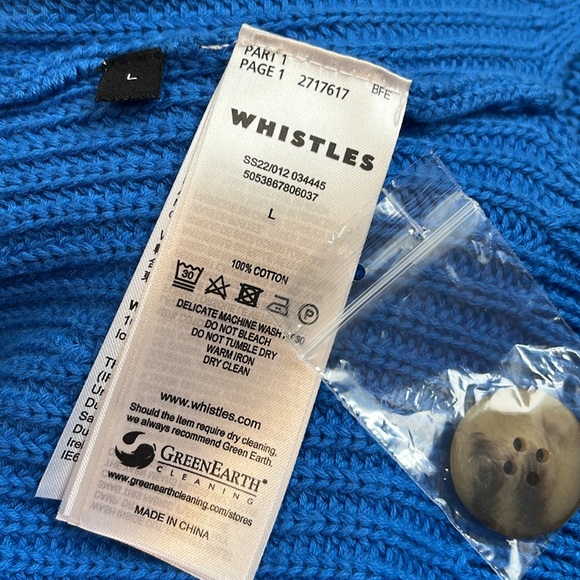 Whistles Mara knitted cardigan sweater size L - Picture 7 of 8